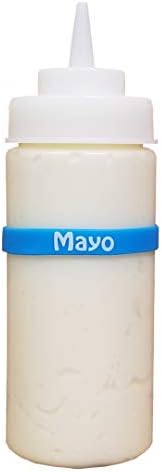 Mayo: Squeeze Bottle Rótulos: 5 pacote