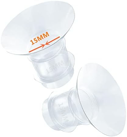 Flange Huayuet Insere peças de bomba de 15 mm, 2 pcs inserções para Maycozy Bellababy tsrete mamã