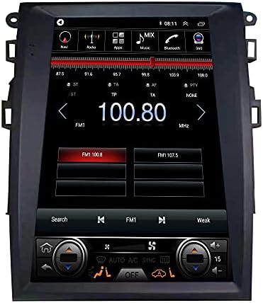 WOSTOKE Tesla Style 12.1 Android Radio CarPlay Android AutoRadio Navigação de carro Multimídia GPS GPS RDS DSP BT Substituição de unidade de cabeça WiFi para Ford Mondeo 2013-2018, se aplicável
