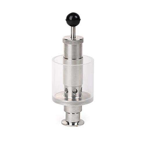 CLAMPO XUCUS 1,5 Válvula de espundação SS304 Válvula de alívio de pressão variável -