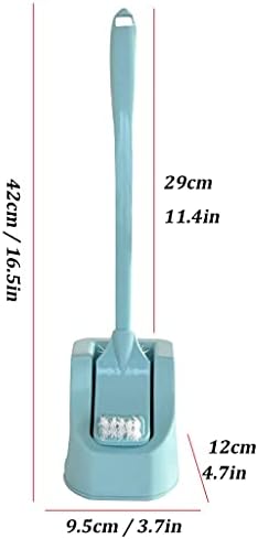 Escova de escova de vaso sanitário/escova de vaso sanitário pincel com suporte 360 ​​° sem ângulo de ângulo morto escova