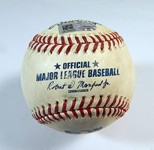 2020 Los Angeles Dodger Rockie Game Usado Baseball Chi Gonzalez Gavin Lux Foul - Game usado Baseballs