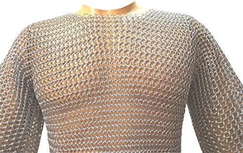 AllBestStuff Butted Aluminmail Shirt Chainmail Haubergeon Abs
