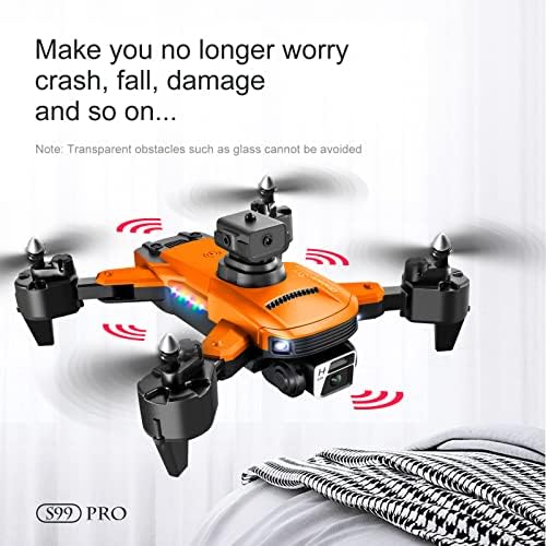 MoreSec Drone com câmera dupla de 1080p FPV WiFi Drone, drone dobrável com brinquedos de controle remoto presentes para