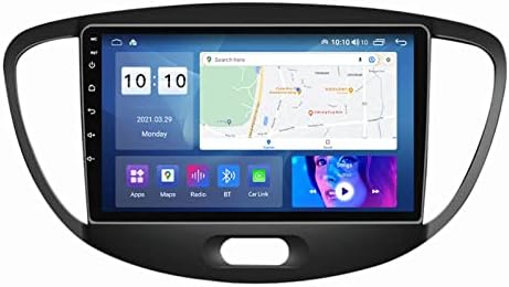 PLOKM CAR STEREO Android 12 para Hyundai I10 2007-2013 9 polegadas IPS Touchscreen CARE RÁDIO COM APPLO SEM WIREE