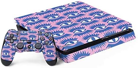 Skinit Decalk Gaming Skin Compatível com pacote PS4 Slim - Bufantes oficialmente licenciados e corações partidos Bold Eyes 2 Design