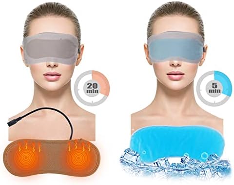 2 em 1 Máscara de olho em gel frio Hotamp; Terapia de aroma de máscara para o olho de resfriamento alivia os olhos secos