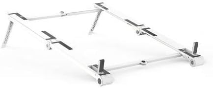 Suporte de ondas de caixa e montagem compatível com iPad Air 2 - Pocket Aluminium Stand 3 -em -1, portátil e de vários ângulos