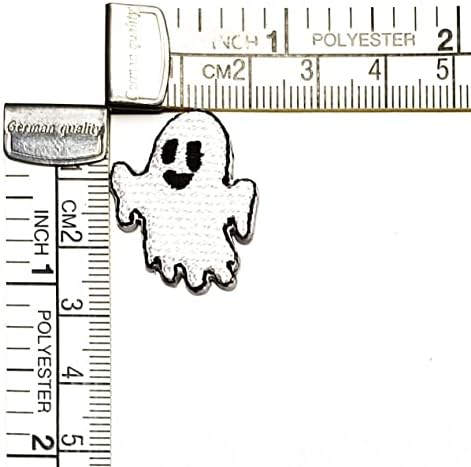 Kleenplus Mini Halloween Little Ghost Cartoon Crianças Crianças Patches ferro em apliques de apliques adequados para