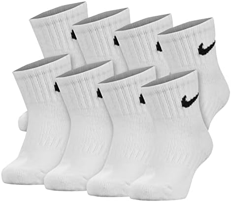 Nike Boys Boys Lightweight Tornozelo Socks 8 pacote