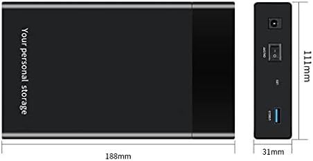 YTYZC SATA III para USB 3.0 CASA DE DISCO HDD Caixa de disco rígido externo 2,5 3,5 Caixa de docking HDD para laptop