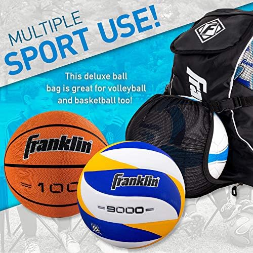 Franklin Sports Soccer Bags - Mochilas de futebol de luxo com suporte para bola - Bolsas de equipamentos para meninos