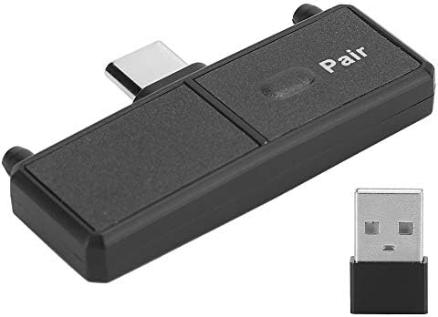 Adaptador do Bluetooth Dongle para Switch, adaptador de transmissor de áudio Bluetooth sem fio para console do controlador de jogo Switchps4, com adaptador de microfone para áudio de bate-papo no jogo