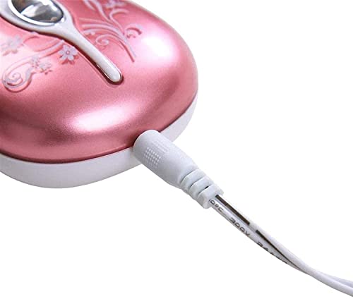 Epiladores elétricos para mulheres, 2 em 1 Remoção de cabelo elétrico arrancando a axilas de barbear de barbear com 2 cabeças de limpeza, rosa