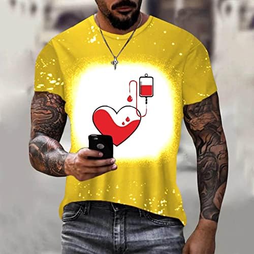 Homens confortáveis ​​tamis de camisetas Blusa Slim Fit 2023 Casual Street Hip-Hop 3D Tops impressos de manga curta Campes de