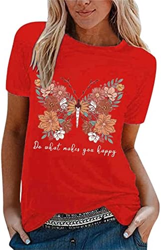 Camiseta de poliéster de manga comprida mulher mulher casual butterfly tam camiseta camisa de manga curta de manga