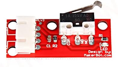 Eastvita 6pcs Module de interruptor de limite de ponta mecânica Módulo de toque com rampas de impressora 3D de cabo 1.4 Acessórios para interruptor da parte da parte de parte da placa de controle