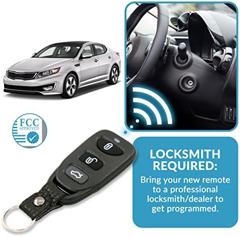 Substituição de Keyless2go para 4 botões Remoto Kia Optima Nyoseks-TF10ATX 95430-2T000