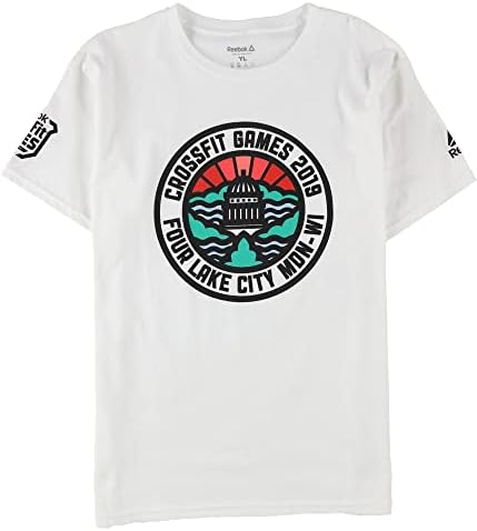 REEBOK BOYS CrossFit Games 2019 Four Lake City Mdn-Wi Camiseta gráfica