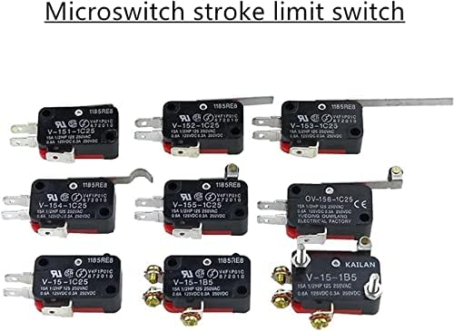 Switch de limite de shubiao 1PCS interruptor limite de traço microfiado V-15-1C25 / V-151-1C25 / V-152-1C25 / V-153-1C25 / V-154-1c25