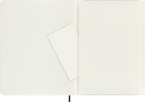 Moleskine Classic Notebook, capa suave, XL governada/forrada, preto, 192 páginas