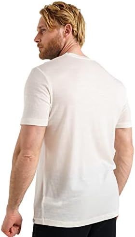 Merino.tech Merino Wool T -shirt Mens - de lã orgânica de lã sub -camiseta leve camada de base leve