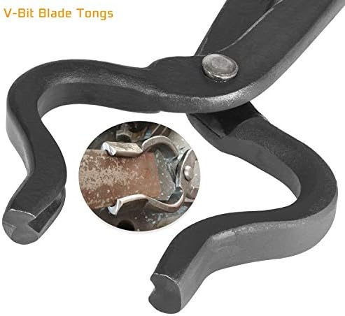 Faca fazendo pinças definidas Blacksmith Bladesmith Fnife Tong Anvil Vise Forge Tools