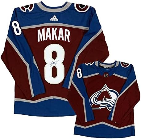 Cale Makar assinou o Colorado Avalanche Borgonha Adidas Pro Jersey - Jerseys autografadas da NHL