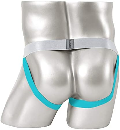Zonbailon masculino shorts de tanga sexy construídos em bolsa dentro de lados grandes e bulge ativo, aprimorando roupas íntimas