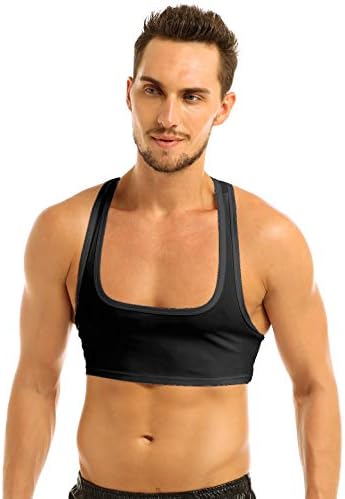 Sywiyi masculino masculino masculino Half camisetas Racerback Tank Tops Tops Fitness Gym Sports Vest Clubwear