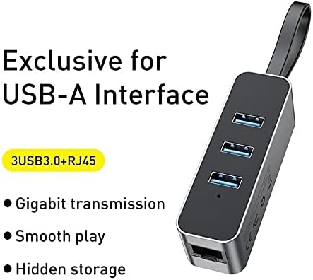 USB 3.0 Hub USB A a RJ45 Adaptador LAN Multi USB 3 USB 3.0 Converter Dock Splitter USB