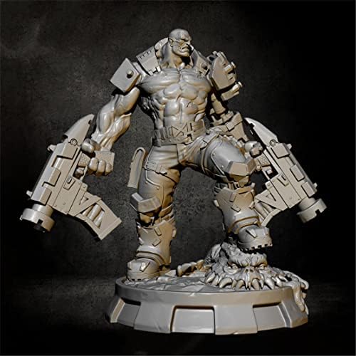 Goodmoel 75mm 1/24 Sci-Fi Planet Mech Warrior Resin Soldier Model Kit/Kit em miniatura sem montagem e sem pintura/AS-3696