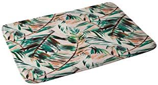 Negar designs marta barragan camarasa tapete de banho, 21 x 34, deserto de folhas tropicais