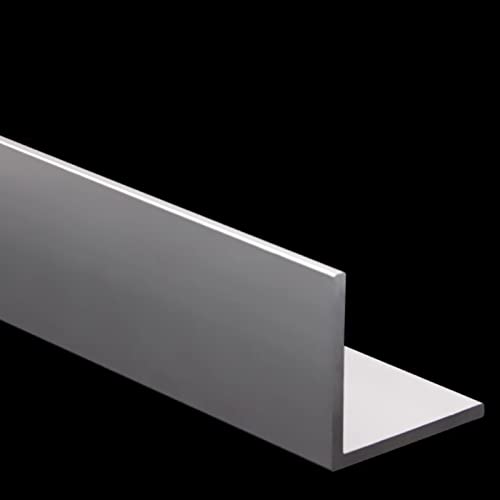 Ângulo de alumínio mssoomm 25 mm x 25 mm x 910mm de comprimento 3 mm de espessura 10pcs, 10 pacote 1 x 1 x 35,83