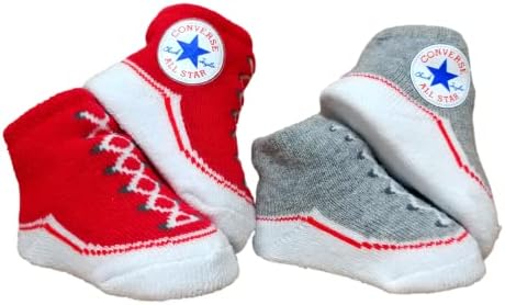 Converse Infant Baby Chuck Booties 2 pacote