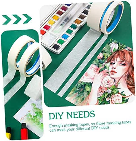 CIIEEO Fita de fita de papel colorido rolos de fita adesiva colorida Acessórios automotivos de pintura de parede