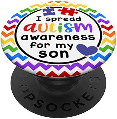 Autism Pop Socket - Autism Popsocket - Consciência para Son Popsockets PopGrip: Swappable Grip para telefones e tablets
