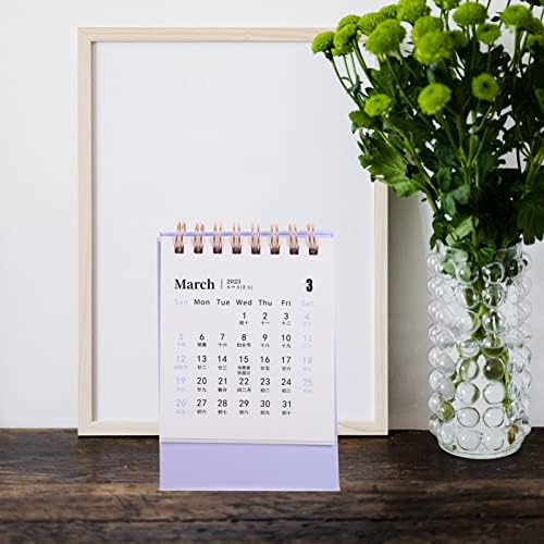 Decoração de escritório de StoBok Presentes de fornecimento de calendário permanente Calendário de mesa conveniente Calendário de