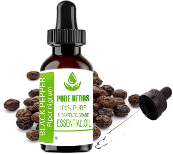 Ervas puras pimenta preta pura e natural terapêutico Óleo essencial 50ml