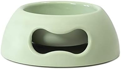 Pets United Pappy Medium Dog Bowl, ecológico, design italiano, feito na Itália, taupe, tigela de cachorro para cães médios, com capacidade 36 oz