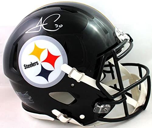 James Conner assinou Pitt. STEELERS F/S SPEED AUTHENTIC CACKMET - FANATICS AUTH - Autographed NFL Helmets
