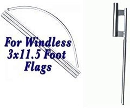 Kit de bandeira de penas de swoooper de azul e branco