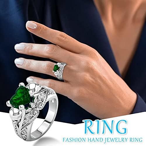 2023 novas mulheres anel colorido de jóias de casamento colorido Tamanho da liga de jóias 610 Anel de sinete preenchido pelo dedo
