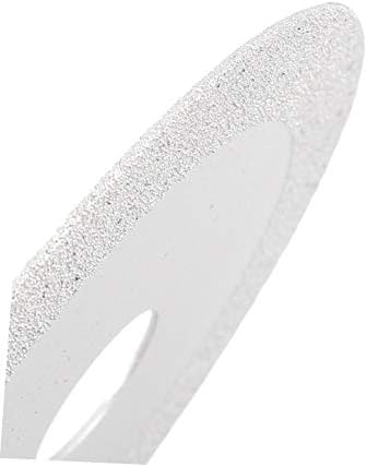 X-Dree 100mm x 20mm de mármore redondo tilha de diamante toninho de prata (100 mm x 20 mm Redondo Mármol Mármol diamante Pulido Disco Plata tono