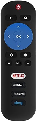 RC280 Replace IR Remote fit for TCL ROKU TV 65S405 43S405 49S405 43FP110 49FP110 40S305 43S305 49S305 32S3800 R615