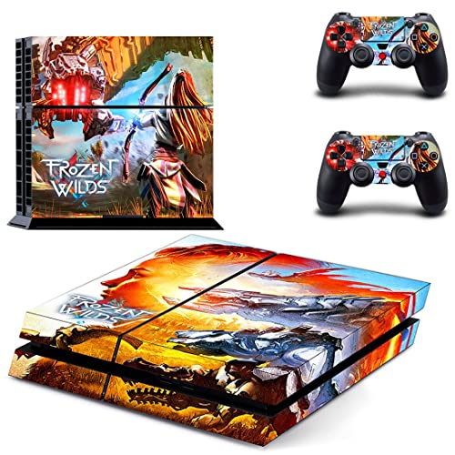 Game Horizonet Zero West Aloy PS4 ou Ps5 Skin Skin para PlayStation 4 ou 5 Console e 2 Controllers Decal Vinyl V12535
