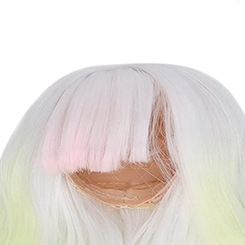 Jeanoko BJD Wig, BJD Doll peruca fácil de usar o corte livre resistente ao calor, desfrute de DIY para bonecas de 21 a 24 cm