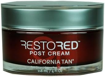 California Tan restaurou pós -creme vermelho terapia 4z jar novo