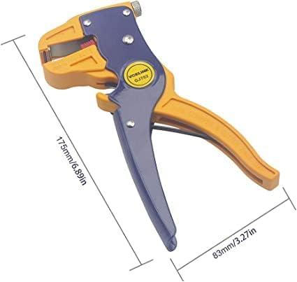Stripper e cortador automático de arame, profissional 2 em 1 ferramenta ajustável de remoção de fio elétrico e alicate