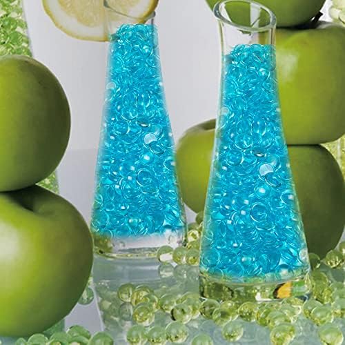 630 PCs Lake azul acrílico plana Pedras de gemas decorativas para enchimentos de vaso de vidro, artesanato, decoração de festa,